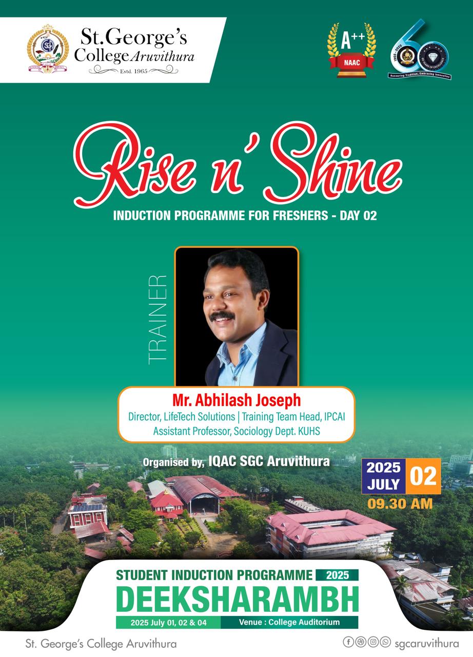 Rise n' Shine - Induction Programme for Freshers- Day 02